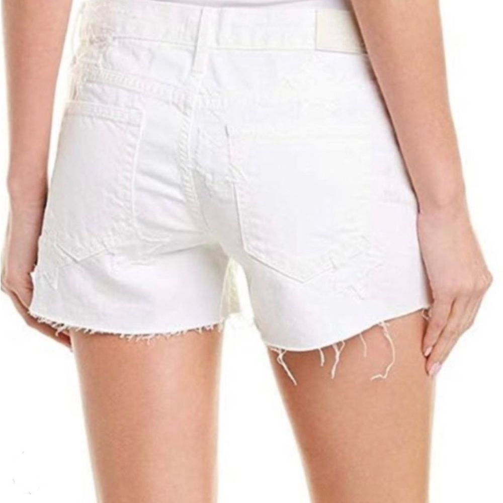 Rails Logan Star Pattern Distressed Denim Shorts … - image 2